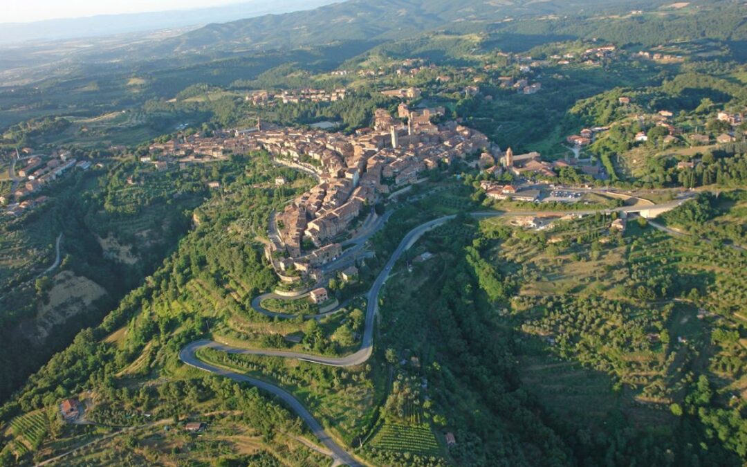Città della Pieve, on the border of Umbria and Tuscany
